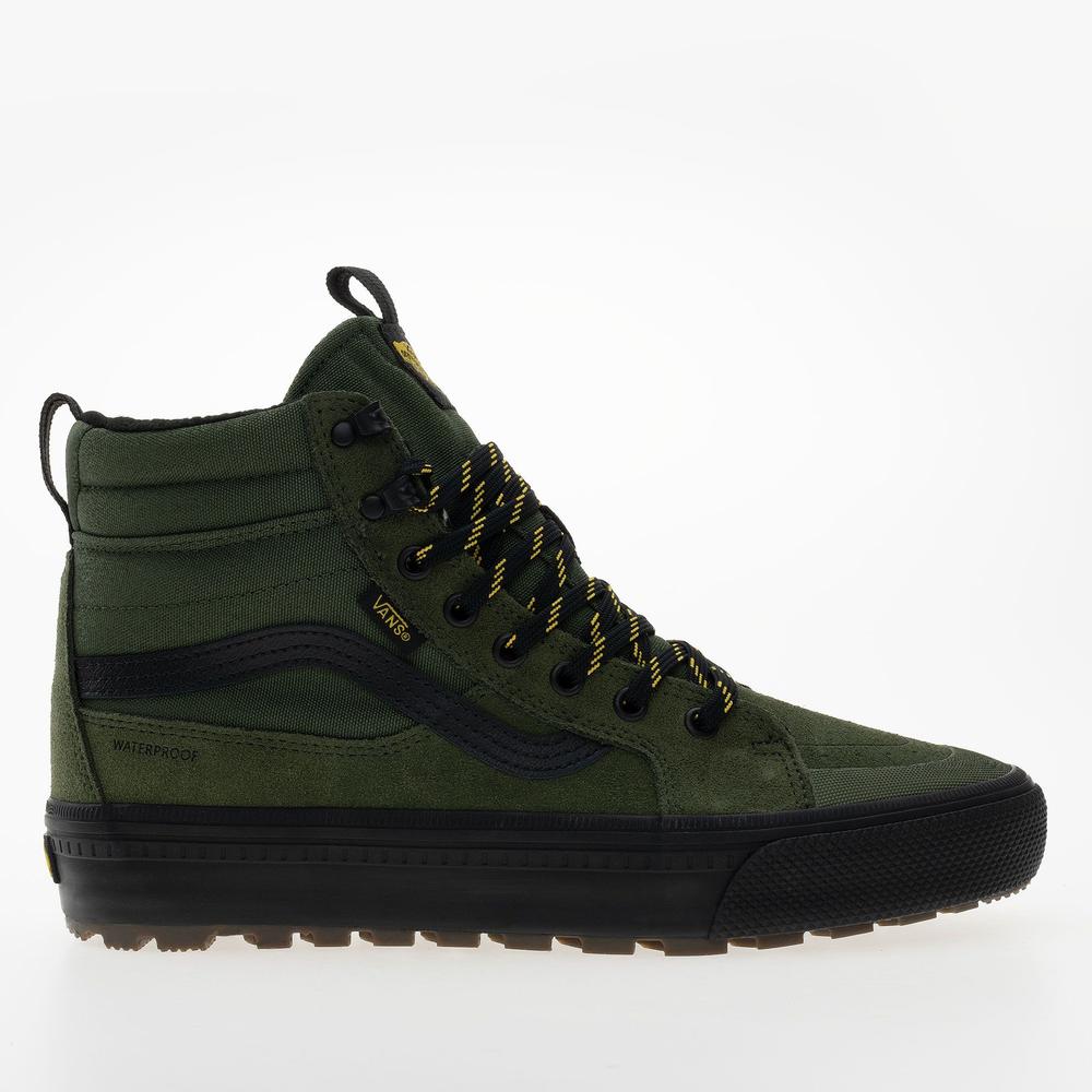 Pánske topánky Vans SK8-Hi Waterproof Insulated VN000DAQ2031 - zelené