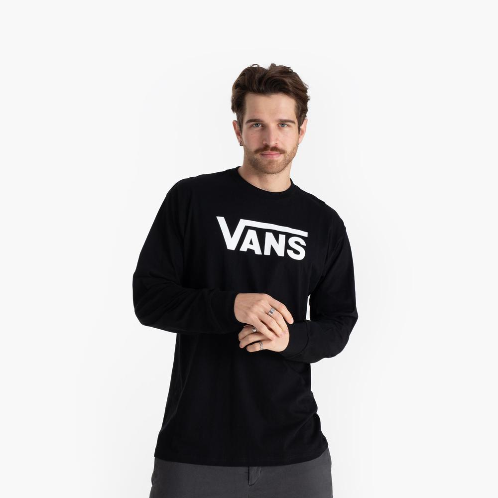 Blúza Vans Classic LS VN000K6HY281 - čierne