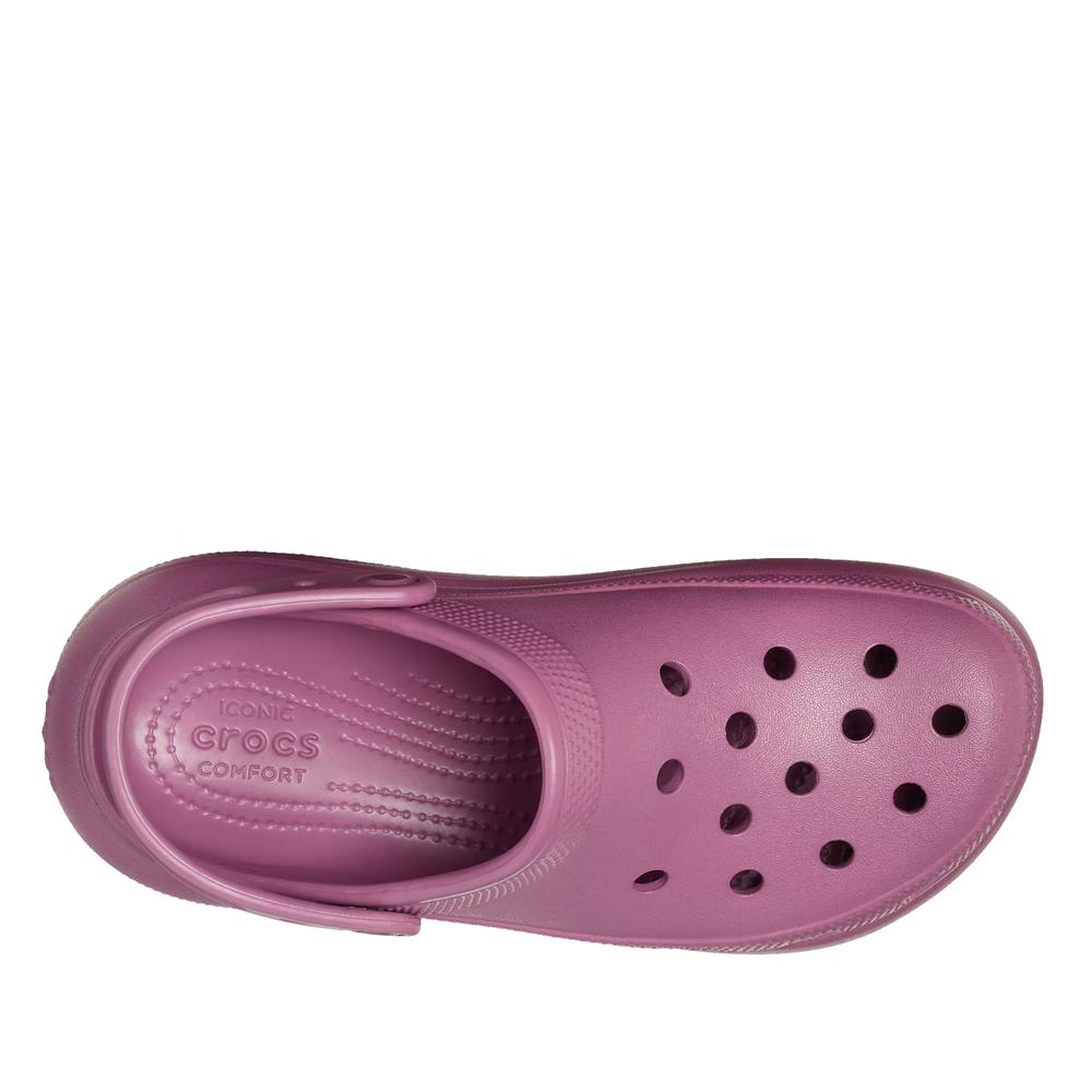 Klapky dámske Crocs Classic Crush Clog 207521-5CZ - fialové
