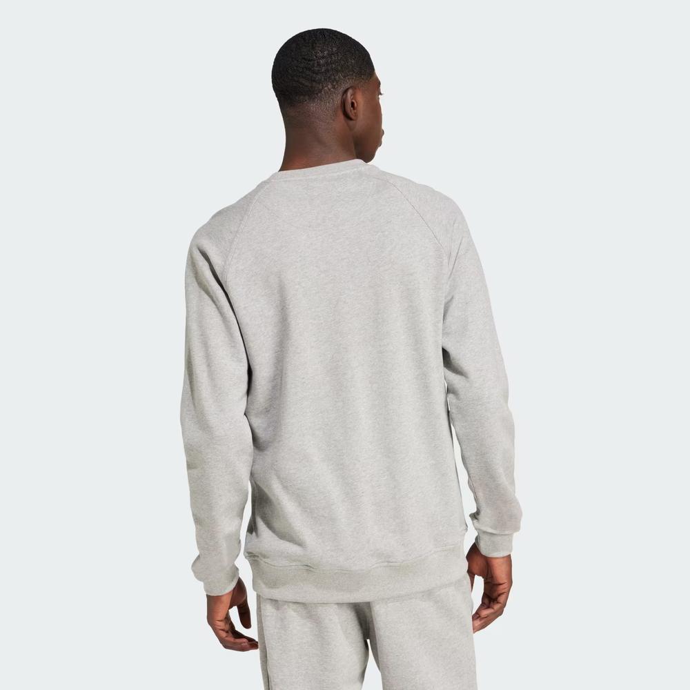 Blúza adidas Trefoil Essentials Crewneck IX7677 - šedý
