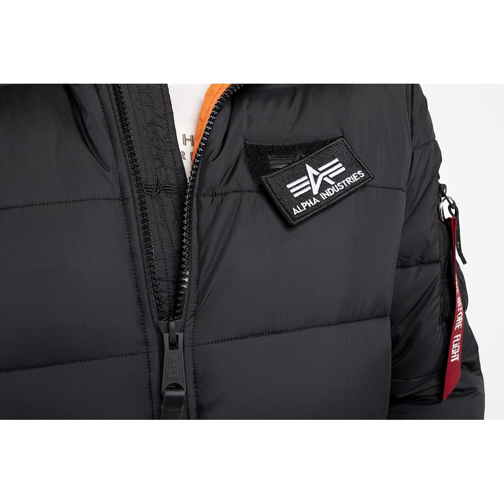 Bunda Alpha Industries Hooded Puffer 11811303 - čierne