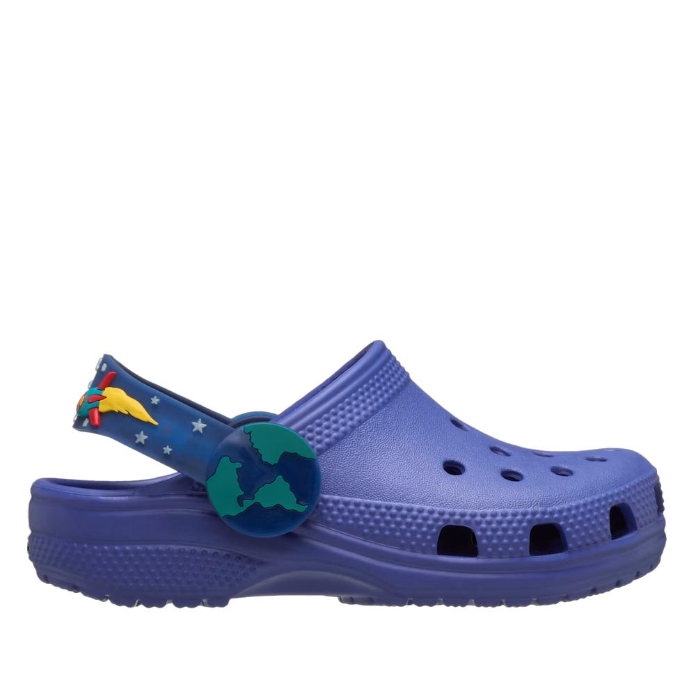 Klapky Crocs Imagination Lights Backstrap Clog 211892-4WH - modré
