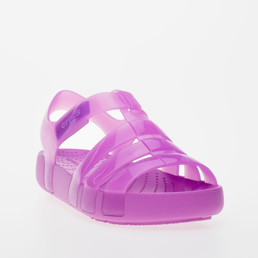 Sandále Crocs Isabella Jelly Sandal 209837-6WQ - ružové