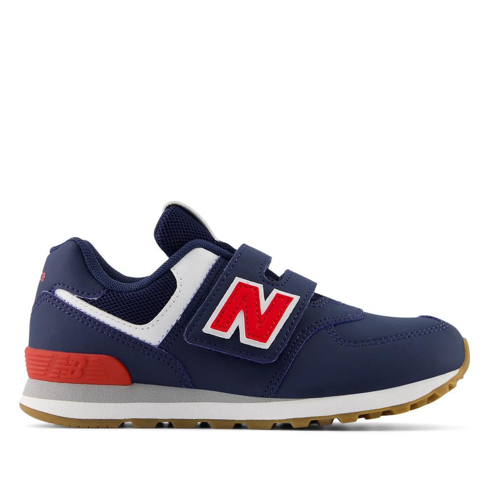 Detské topánky New Balance PV574NF - tmavomodré