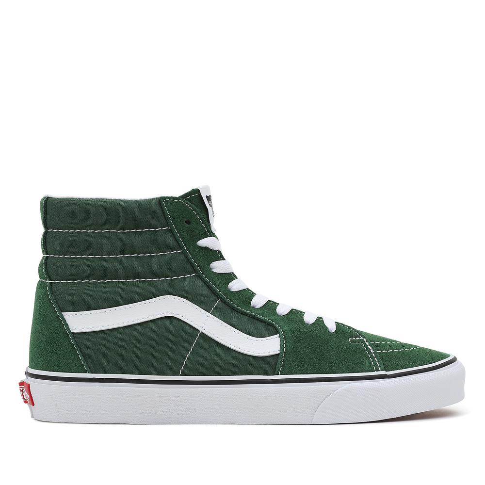 Topánky Vans Color Theory Classics Sk8-Hi VN0005U96QU1 - zelené