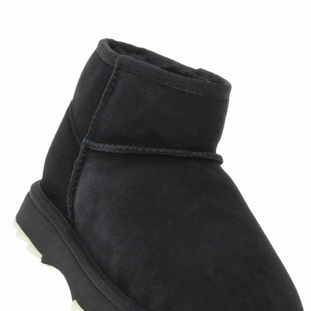 Topánky Emu Sharky Micro Womens Sheepskin W12548BLAK - čierne