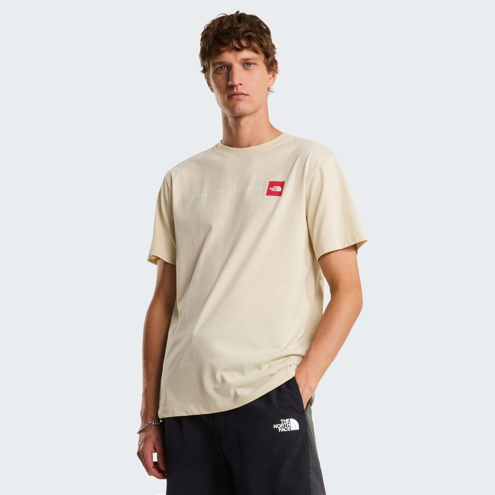 Mužský tričko The North Face Never Stop Exploring 0A8GUVDOM1 - béžové