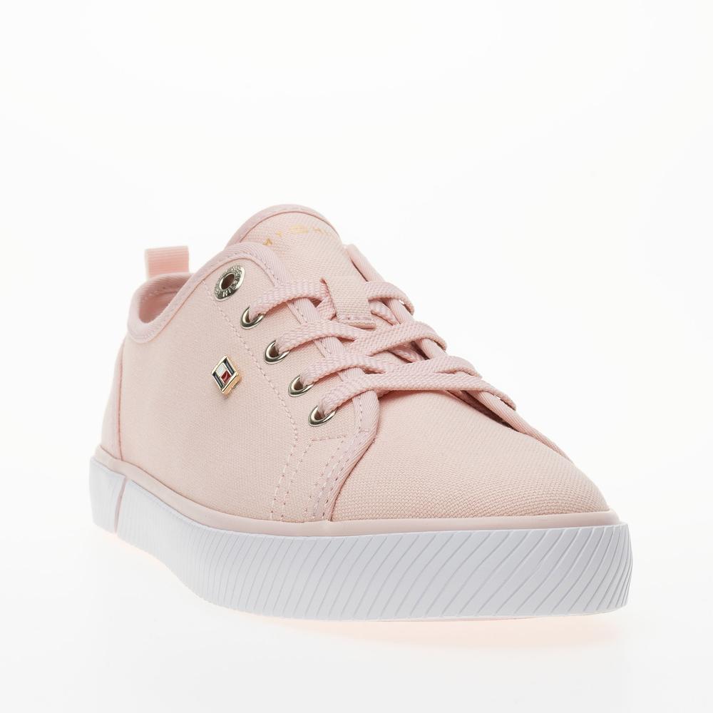Topánky Tommy Hilfiger Vulc Canvas FW0FW08063-TJQ - ružové