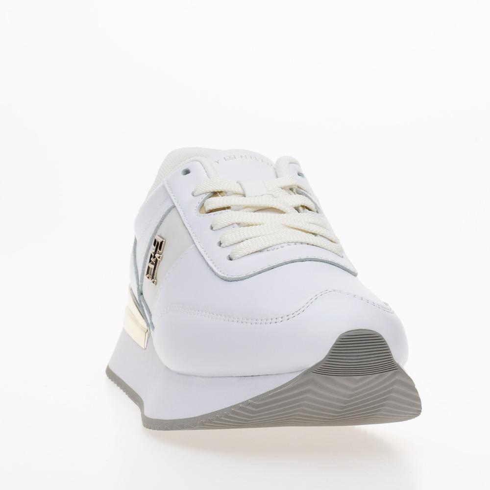 Topánky Tommy Hilfiger Elevated Feminine Runner FW0FW07306-YBS - biele