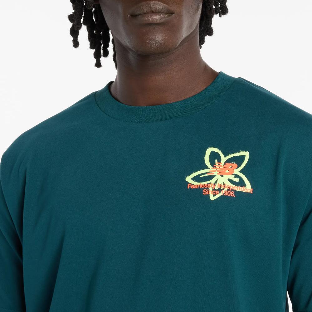 Pánske tričko New Balance MT61T0QMAAV - zelené