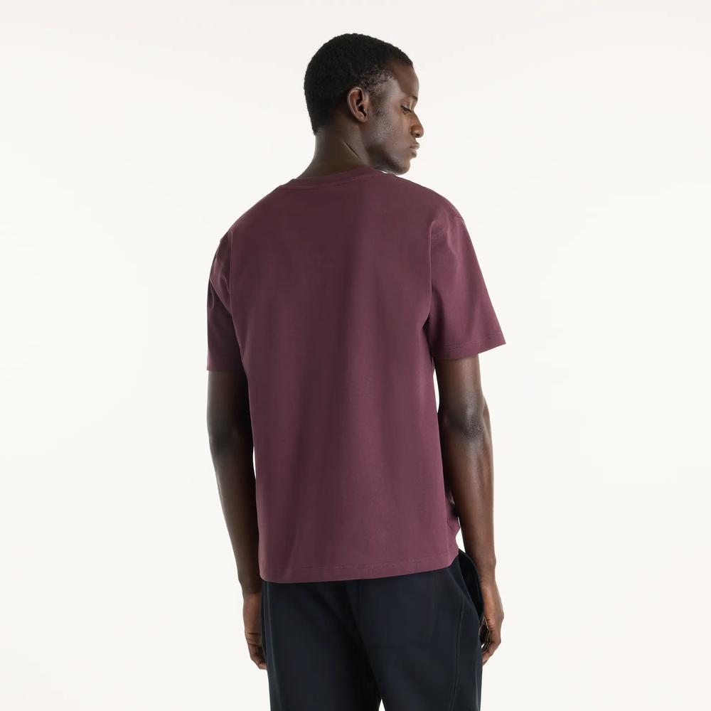 Pánske tričko New Balance Athletics Premium Relaxed Chest Logo MT51900YLR - bordóvé