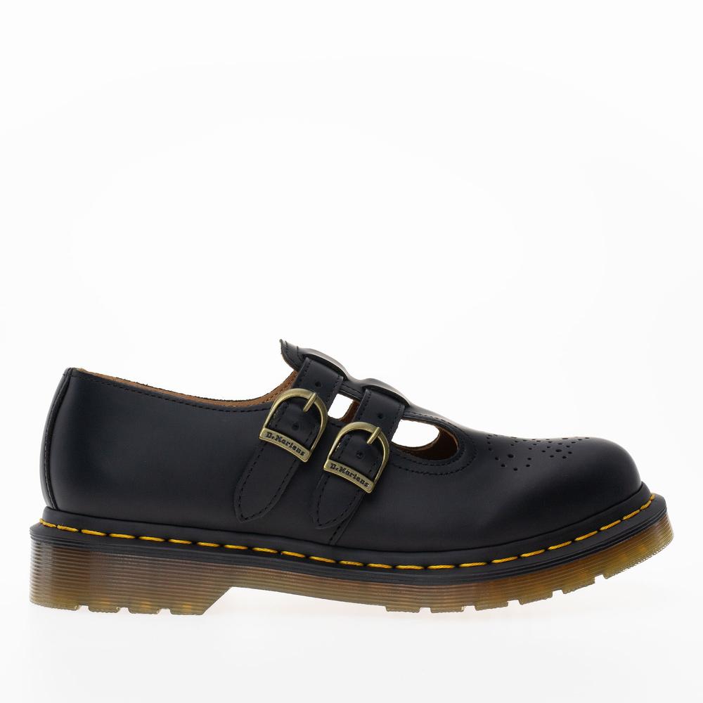 Topánky Dr. Martens 8065 Mary Jane Smooth Leather 12916001 - čierne