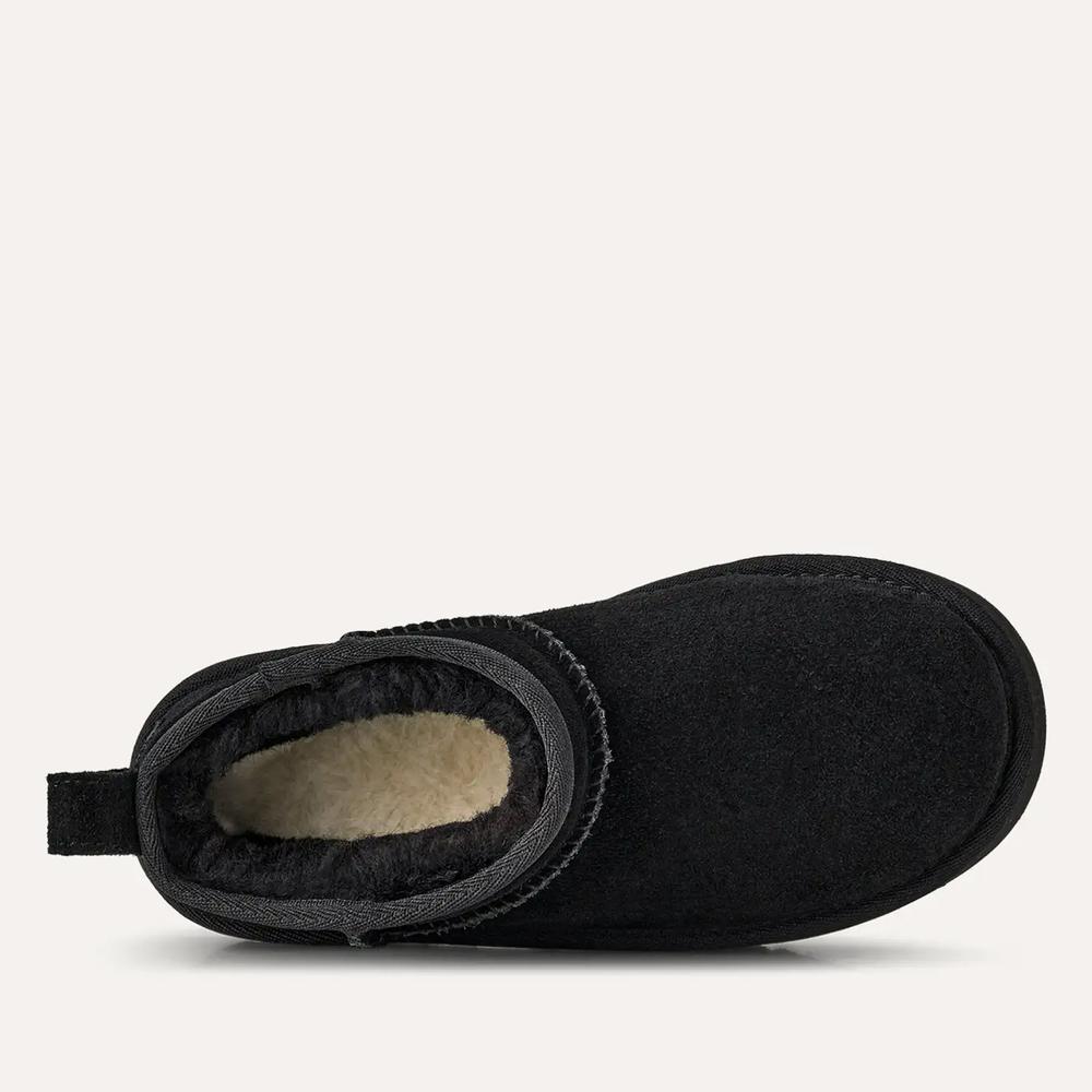 Detské topánky Ugg Classic Ultra Mini Platform 1157791K-BLK - čierne