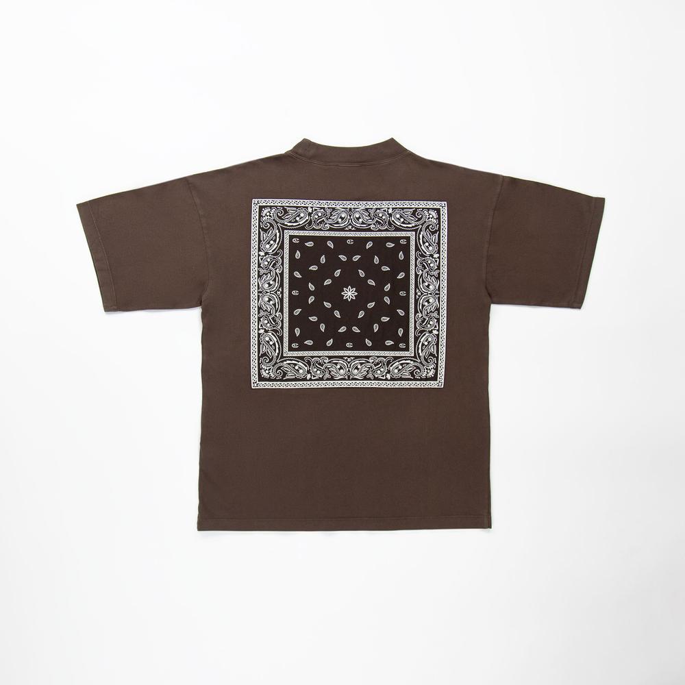 Tričko Champion Crewneck 117449-MS663 - hnedé