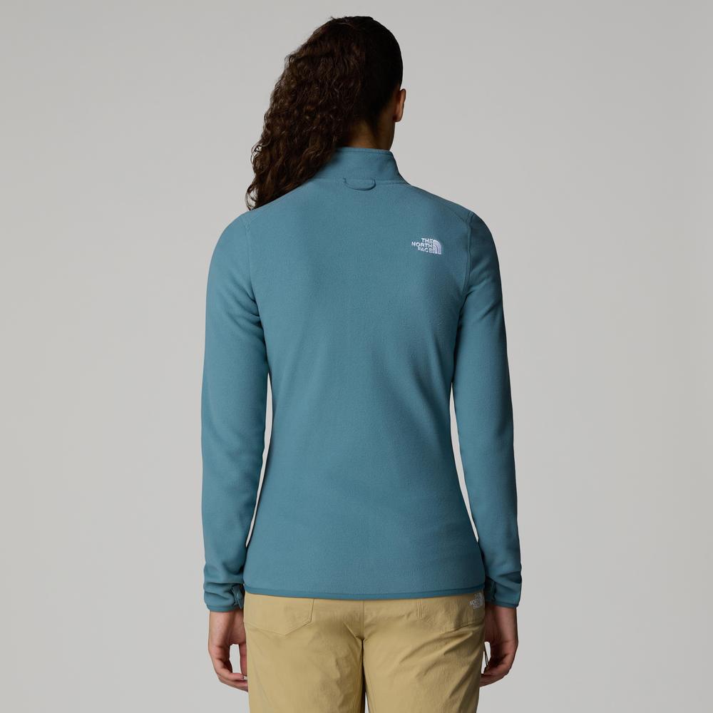 Dámske blúza The North Face 100 Glacier Full-Zip Fleece 0A855O4221 - modré