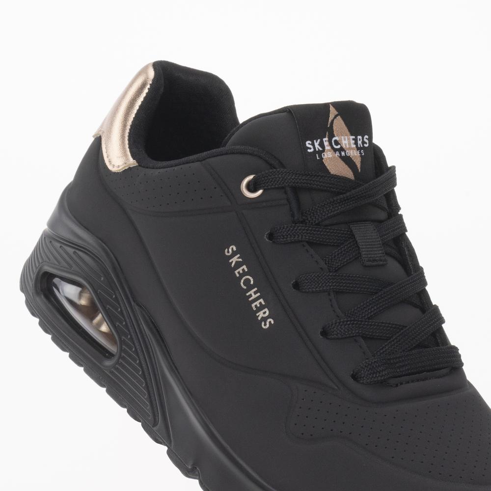 Topánky dámske Skechers Uno Golden Air 177094BBK - čierne