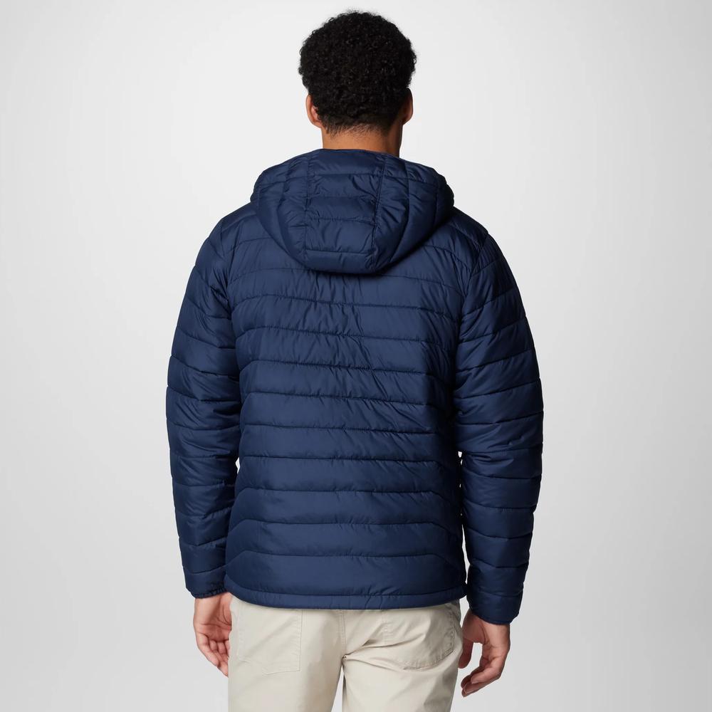 Bunda Columbia Powder Lite II Hooded 2086944464 - tmavomodré