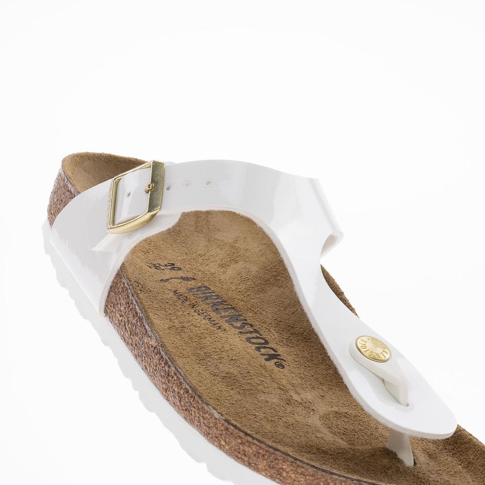 Dámske Žabky Birkenstock Gizeh BF 1005300 - biele