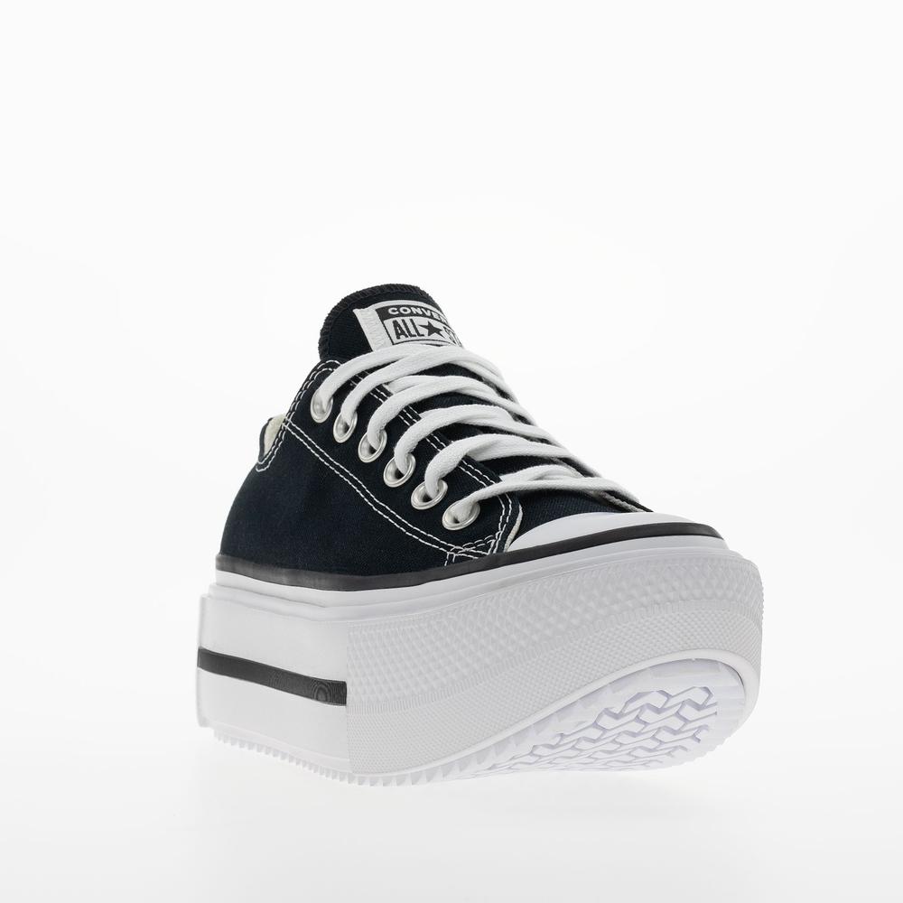 Dámske topánky Converse Chuck Taylor All Star Lift Platform Leather A15490C - čierne