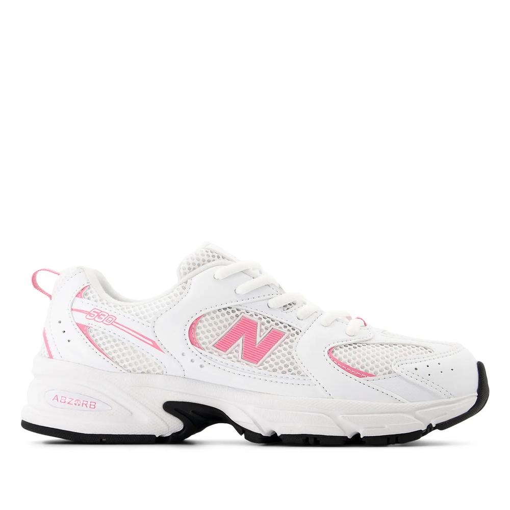 Detské topánky New Balance GR530CL - biele
