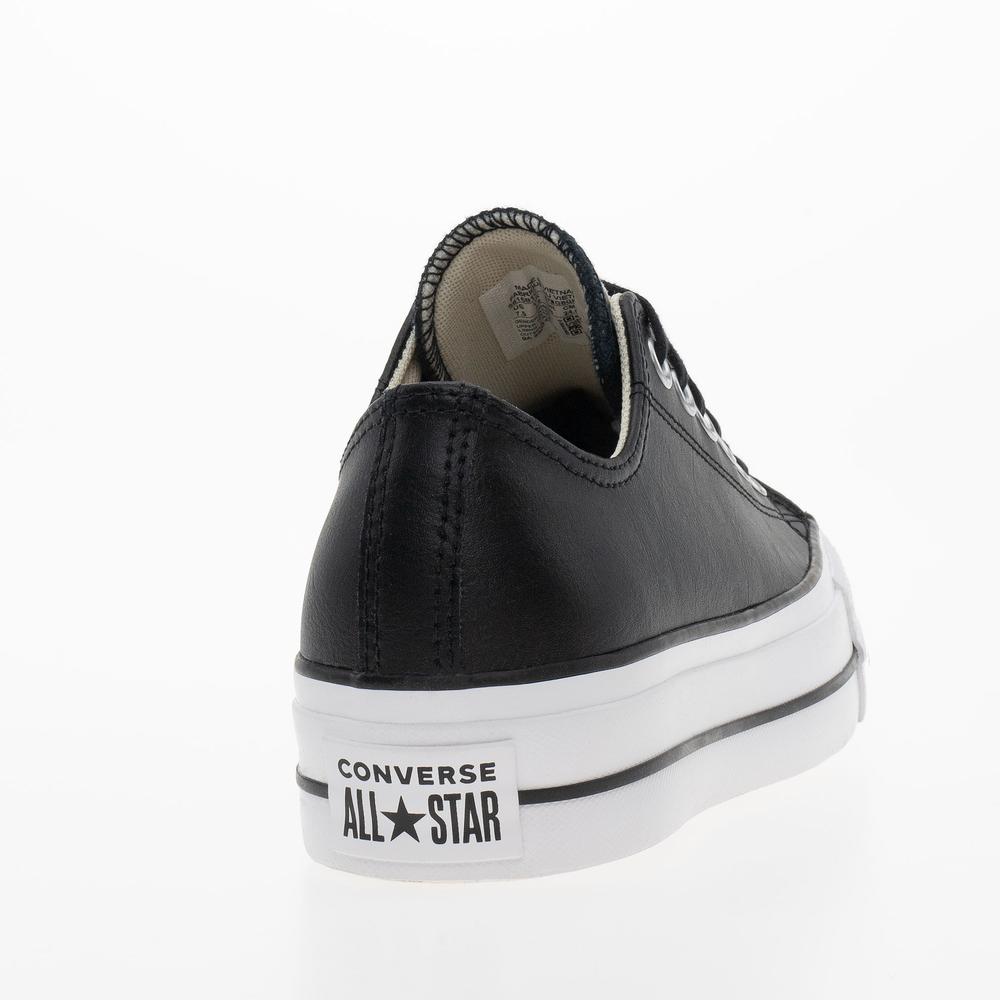 Topánky Converse Chuck Taylor All Star Lift Platform Leather 561681C- čierne