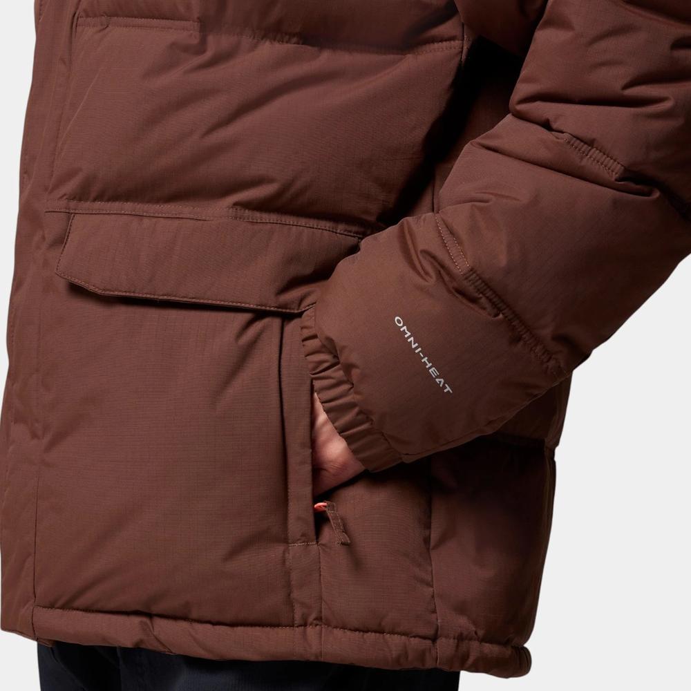 Mužský bunda Columbia Landroamer Hooded Puffer 2088081256 - hnedé