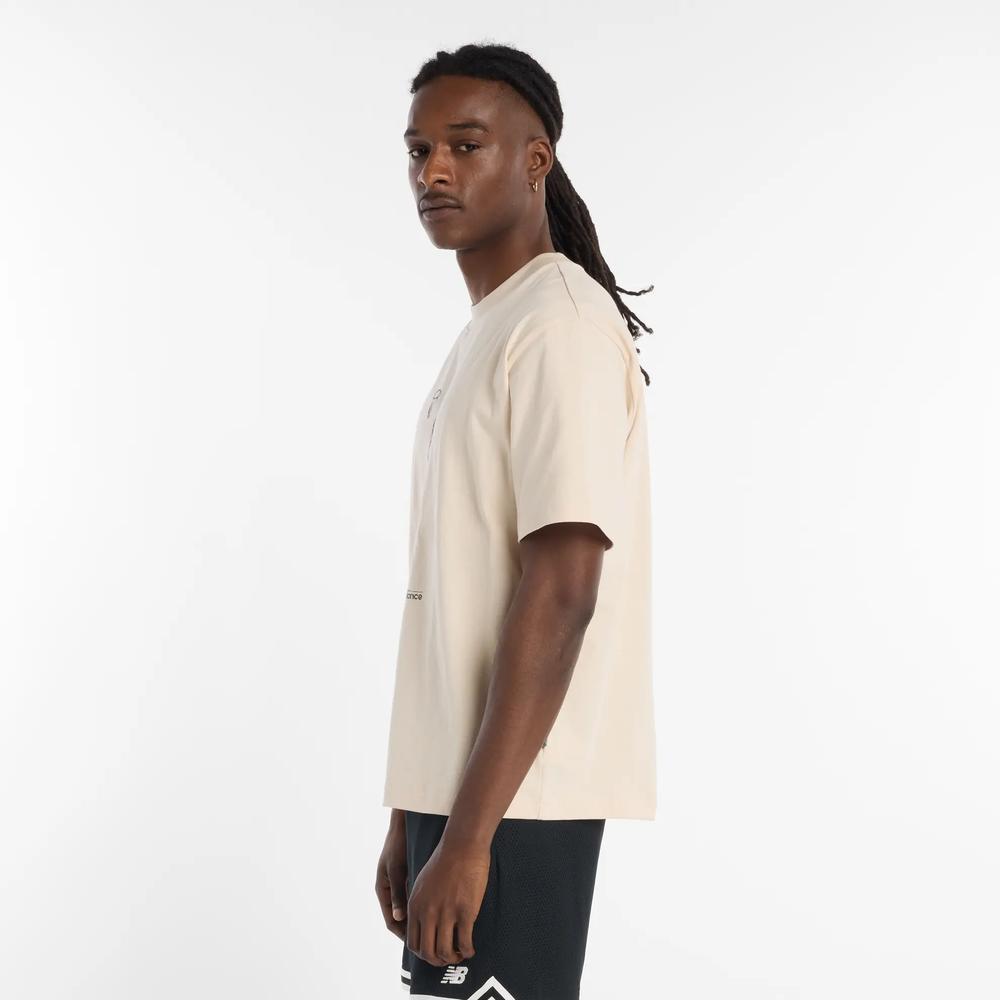 Pánske tričko New Balance MT53611BIS - béžové