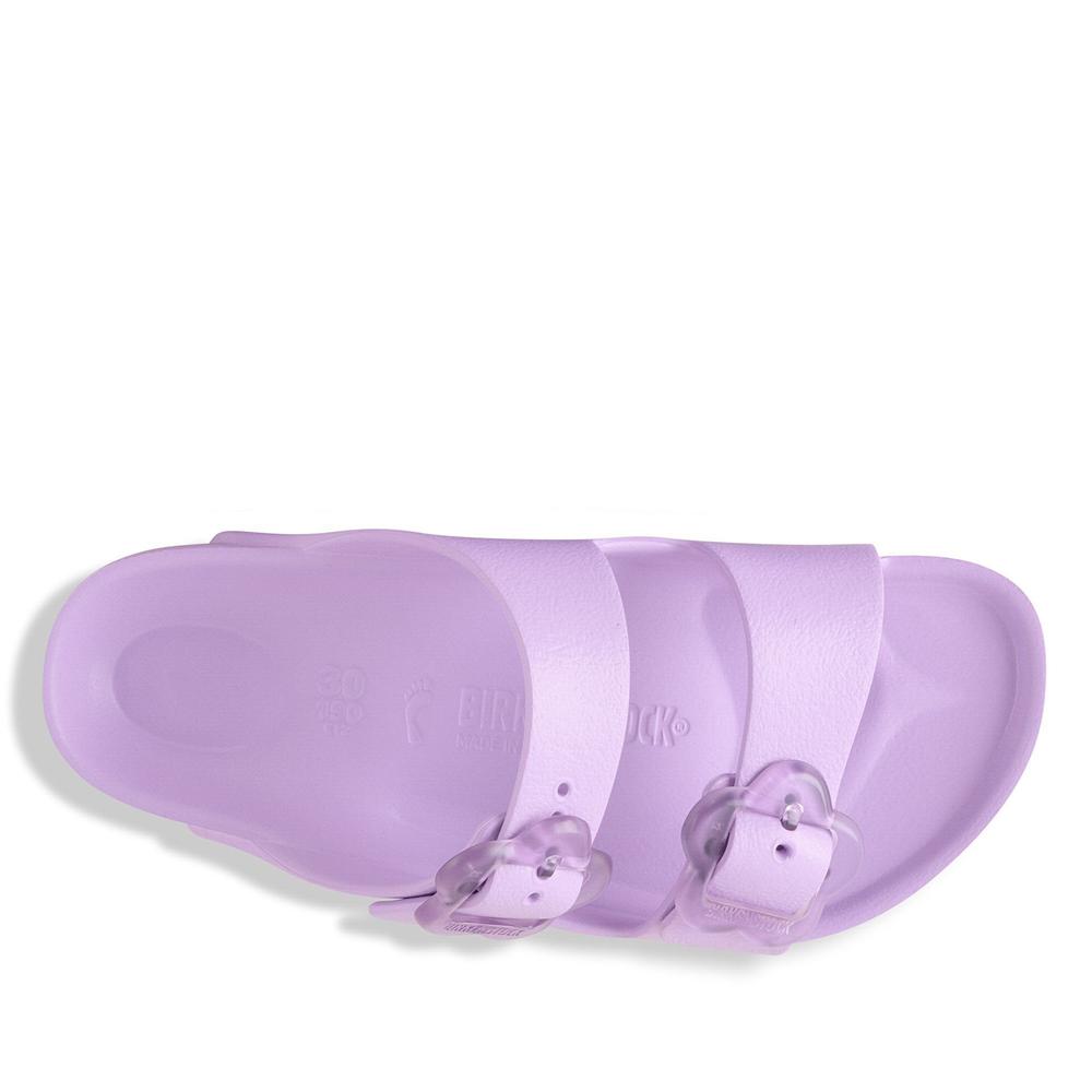 Klapky detské Birkenstock Arizona Flower Eva 1031262 - fialové