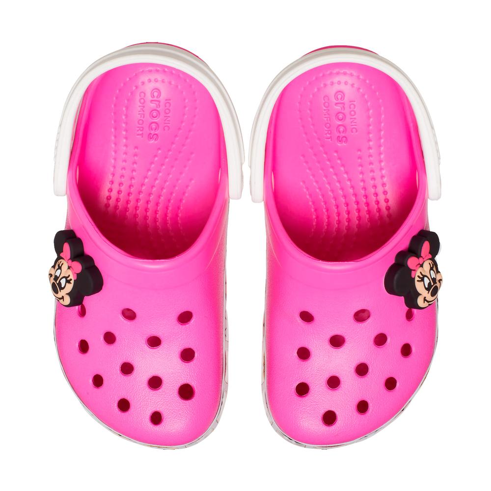 Klapky Crocs Toddler Fun Lab Disney Minnie Mouse Band Clog 207720-6QQ - ružové