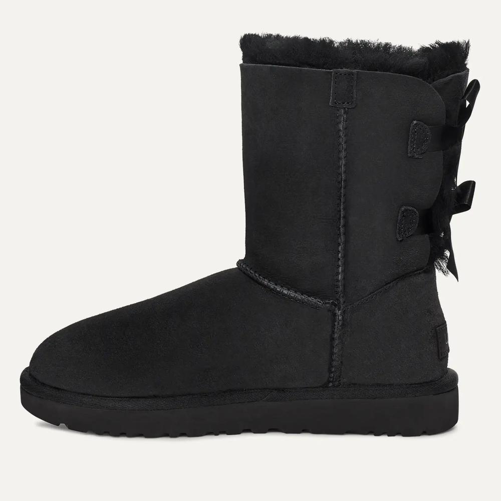 Topánky dámske UGG W Bailey Bow II 1016225-BLK - čierne