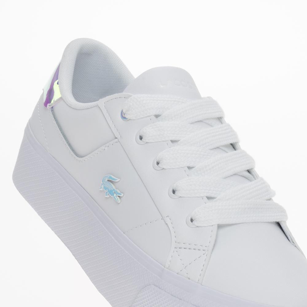 Topánky Lacoste Ziane Platform 124 1 CFA 747CFA0004-1Y9 - biele
