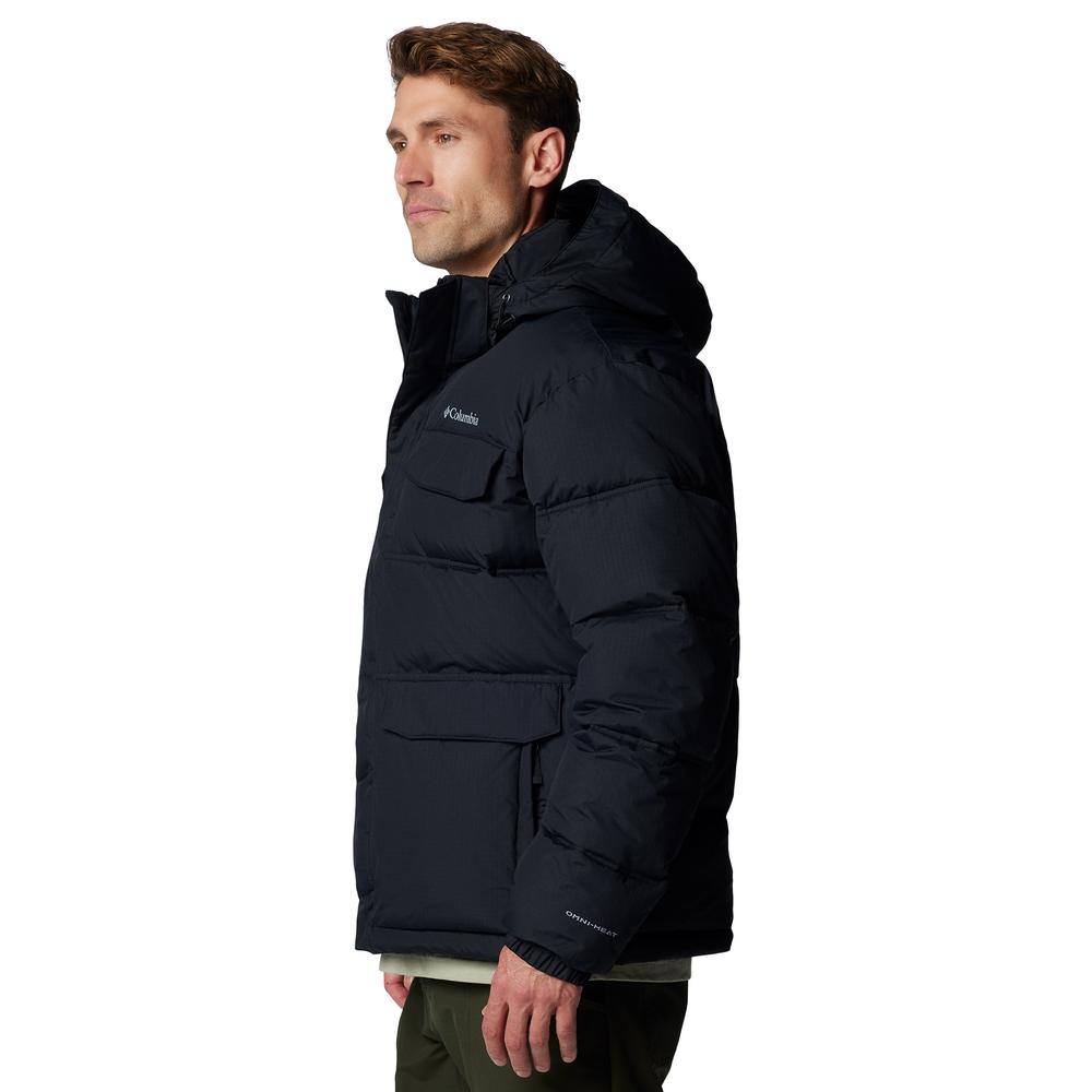 Mužský bunda Columbia Landroamer Hooded Puffer 2088081010 - čierne