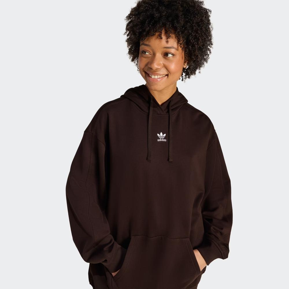 Dámská blúza adidas Originals Essentials Loose French Terry KC9145 - hnedé