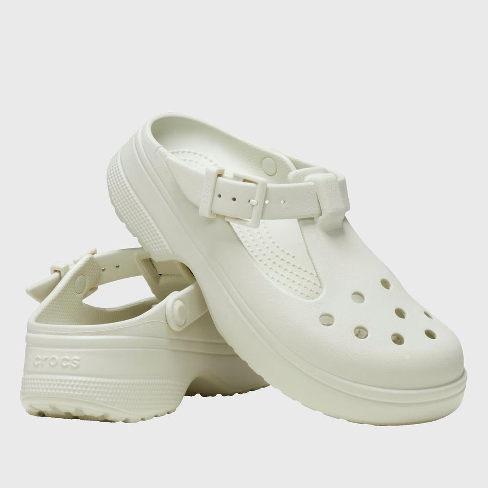 Klapky Crocs Classic Mary Jane 210581-0HZ - biele