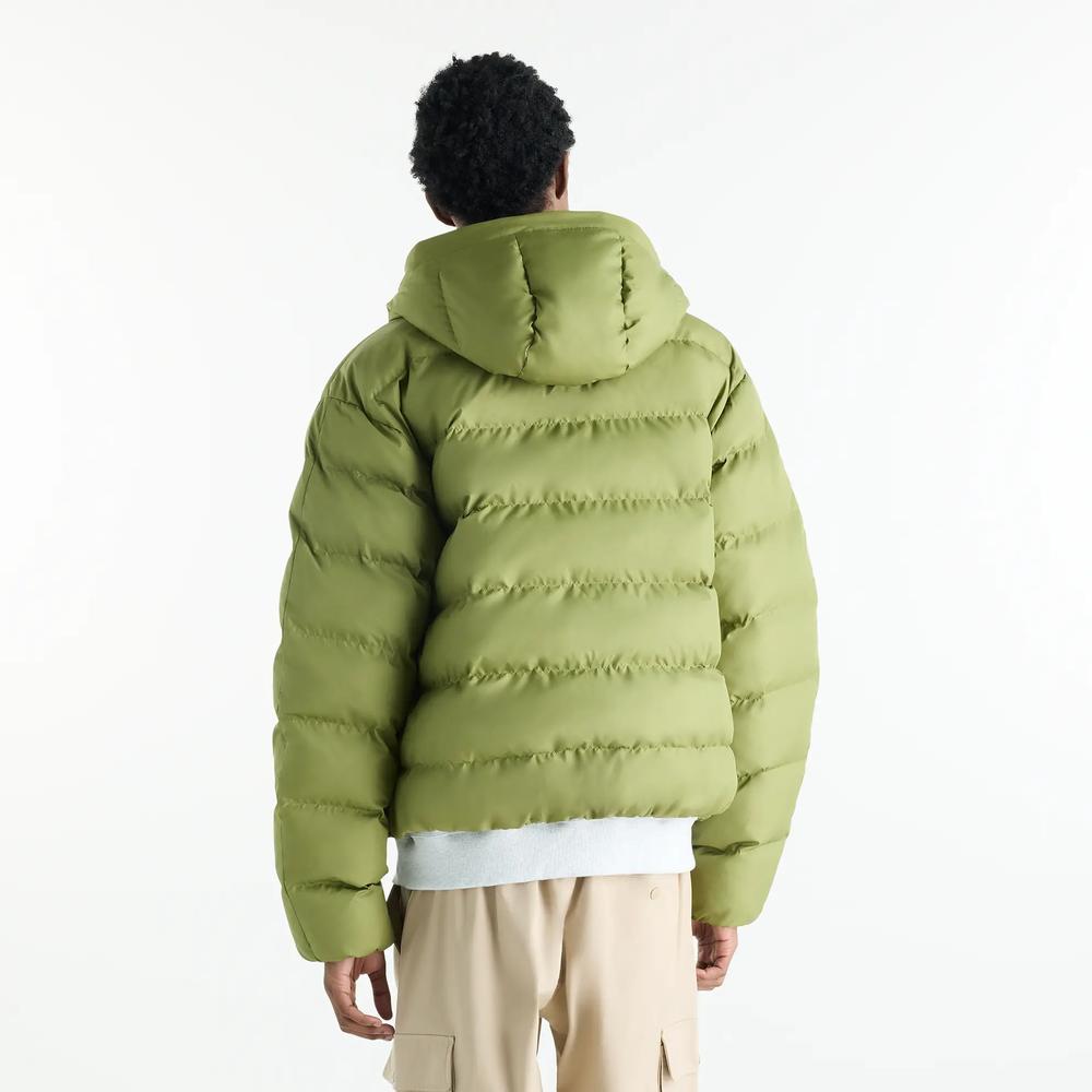 Mužský bunda New Balance Boston Puffer MJ62G17OGEE - zelené