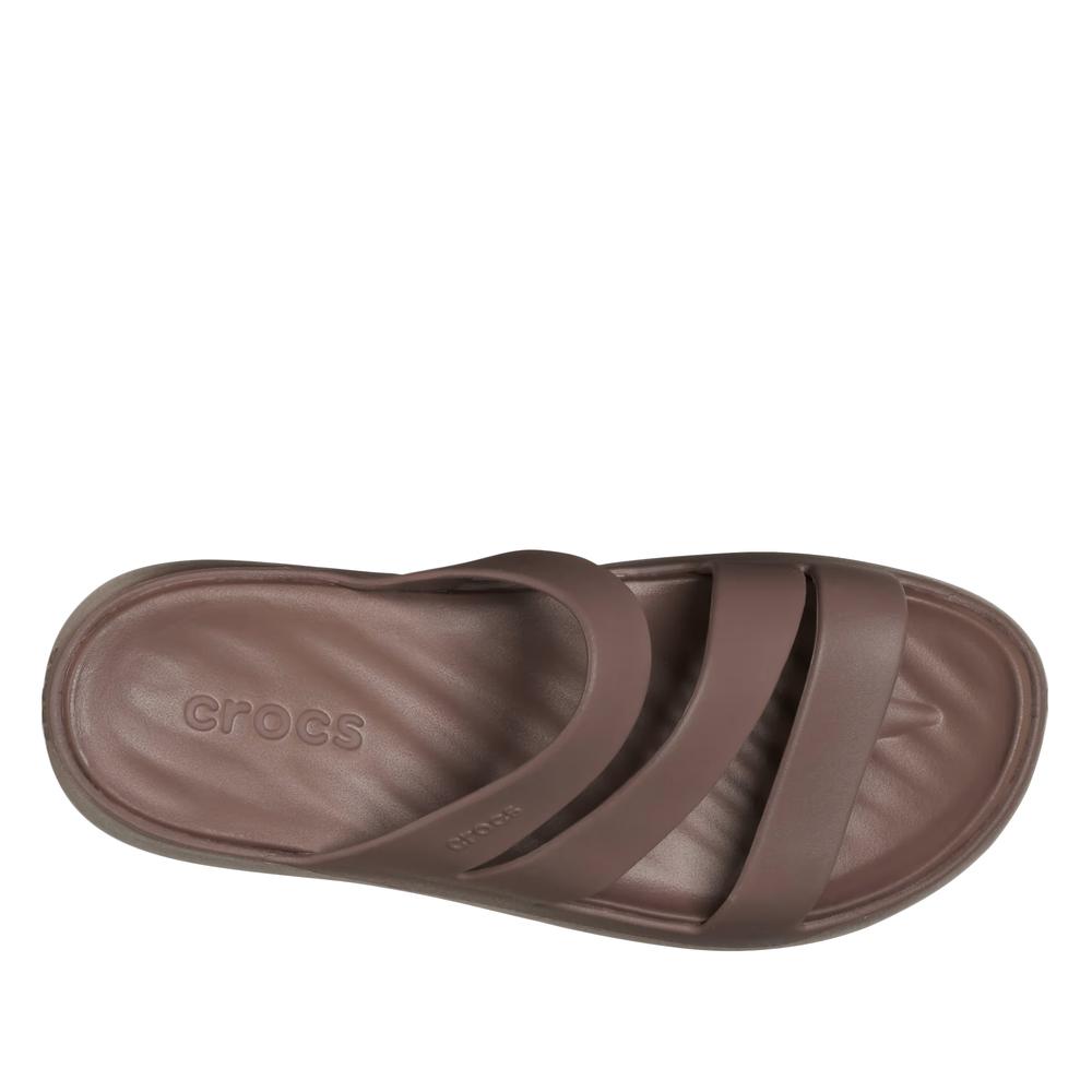 Klapky dámske Crocs Getaway Strappy 209587-0LF - hnedé