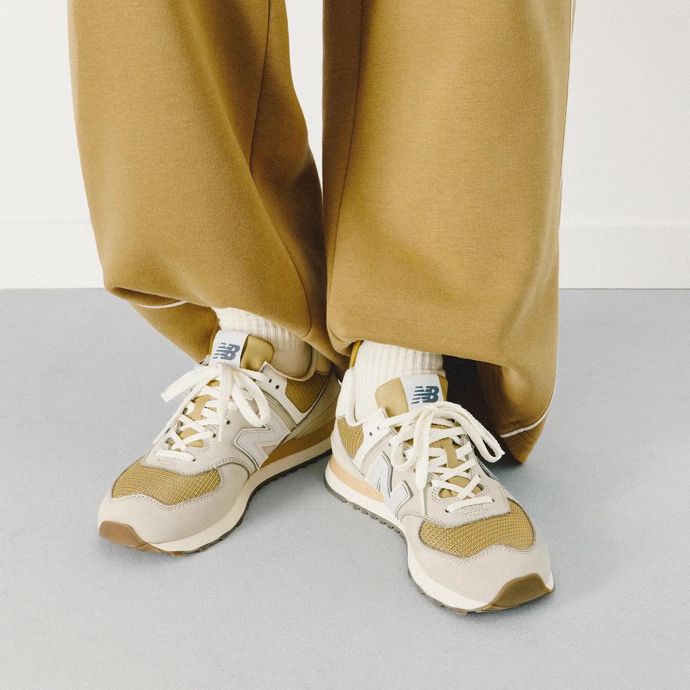 Unisex topánky New Balance U5748DF - béžové