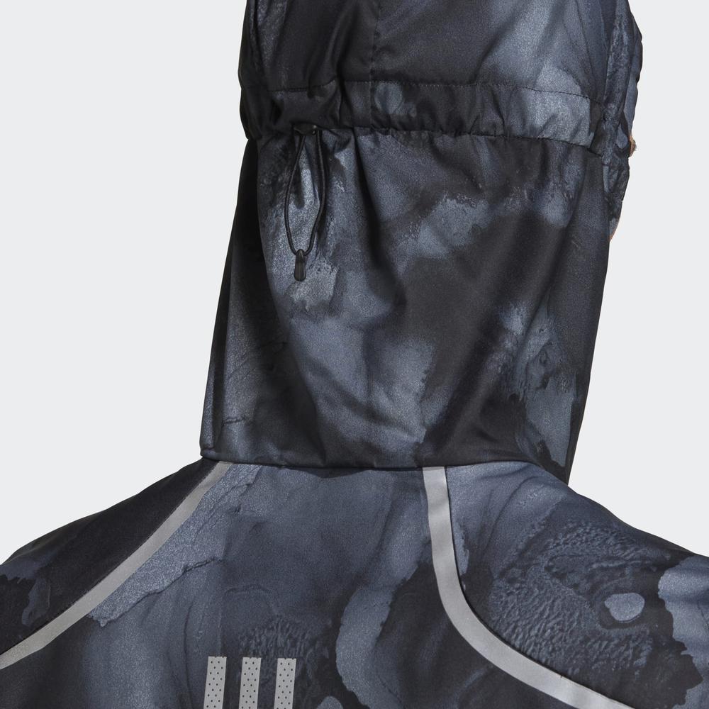 Bunda adidas Marathon Fast Graphic Jacket HE4562 - čierne