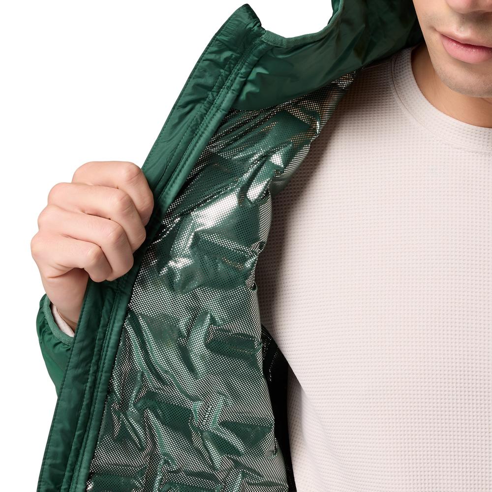 Mužský bunda Columbia Delta Ridge II Down Hooded 2086222375 - zelené