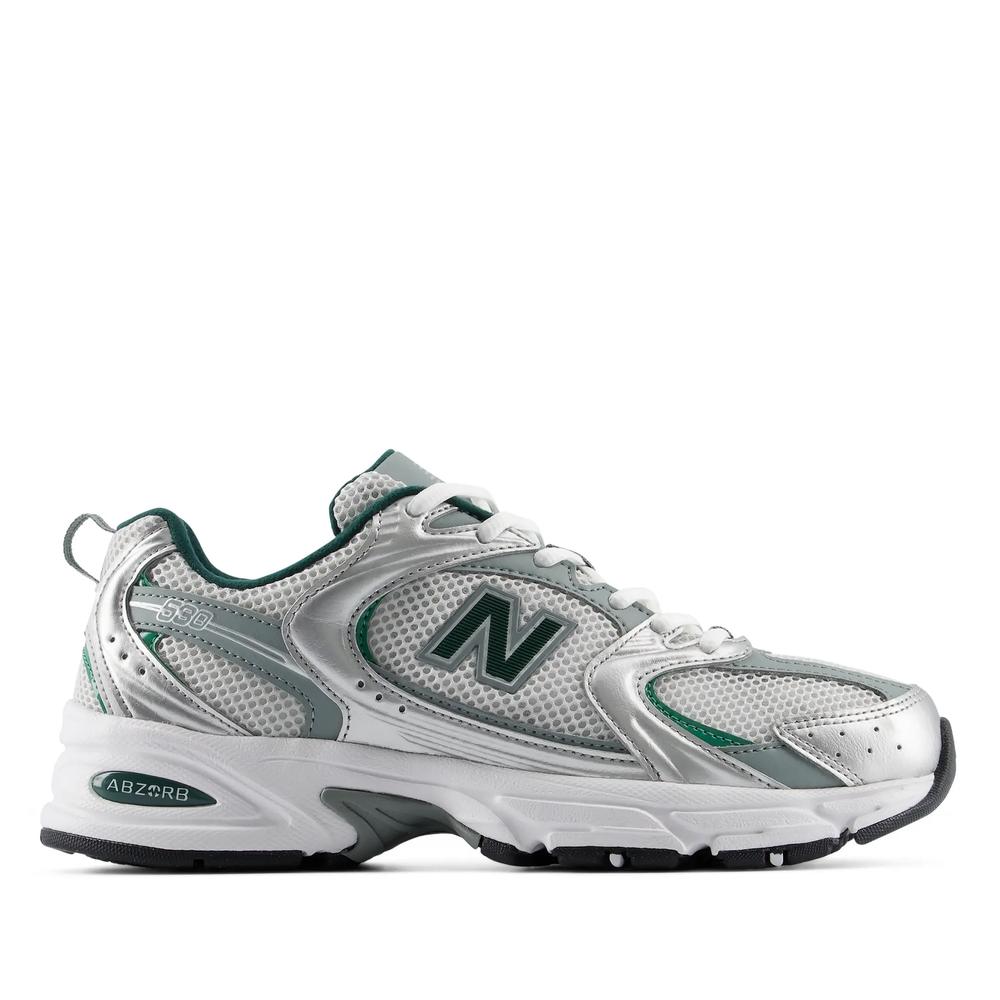 Unisex topánky New Balance U530SMS - strieborné
