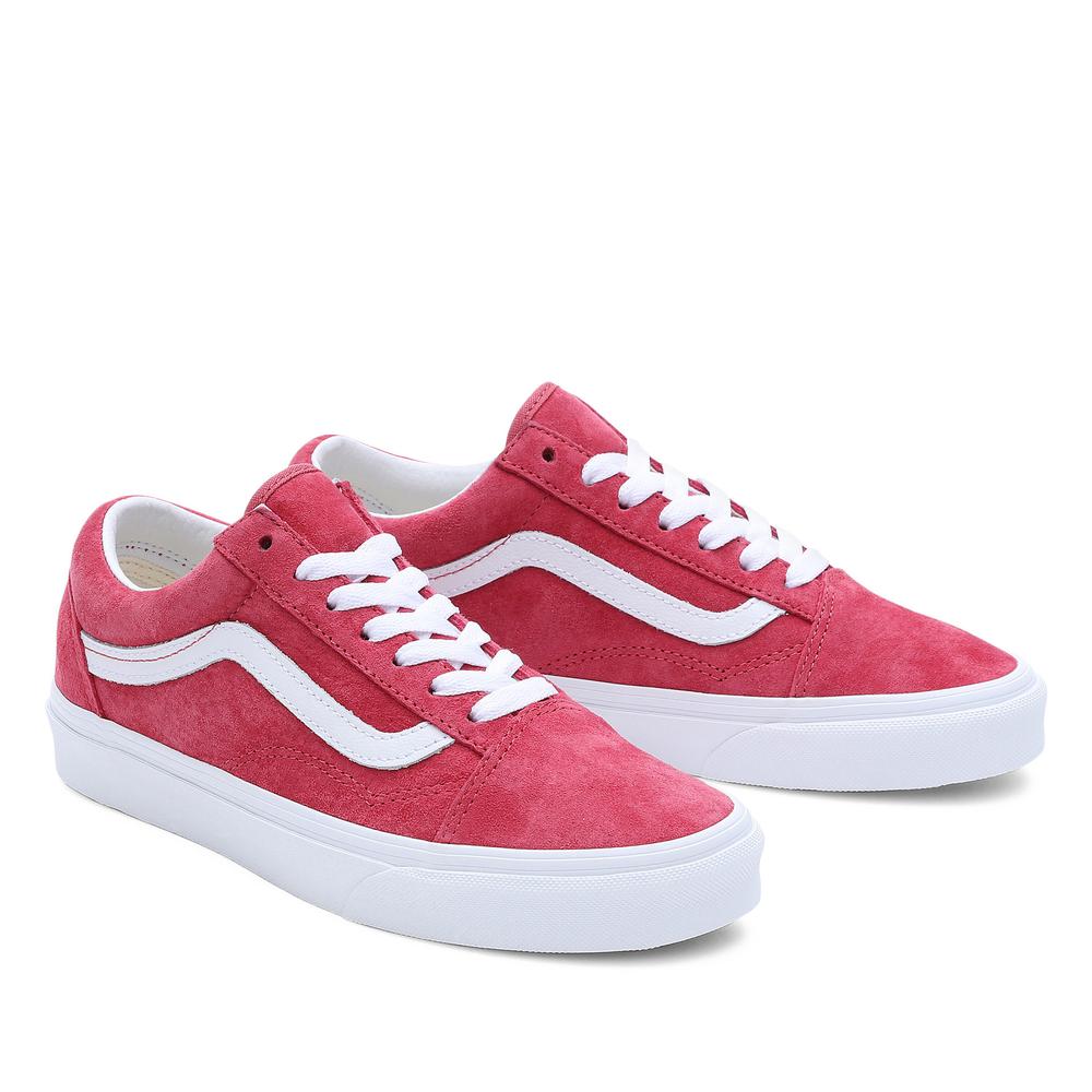 Topánky Vans Pig Suede Old Skool VN0007NTZLD1 - červené