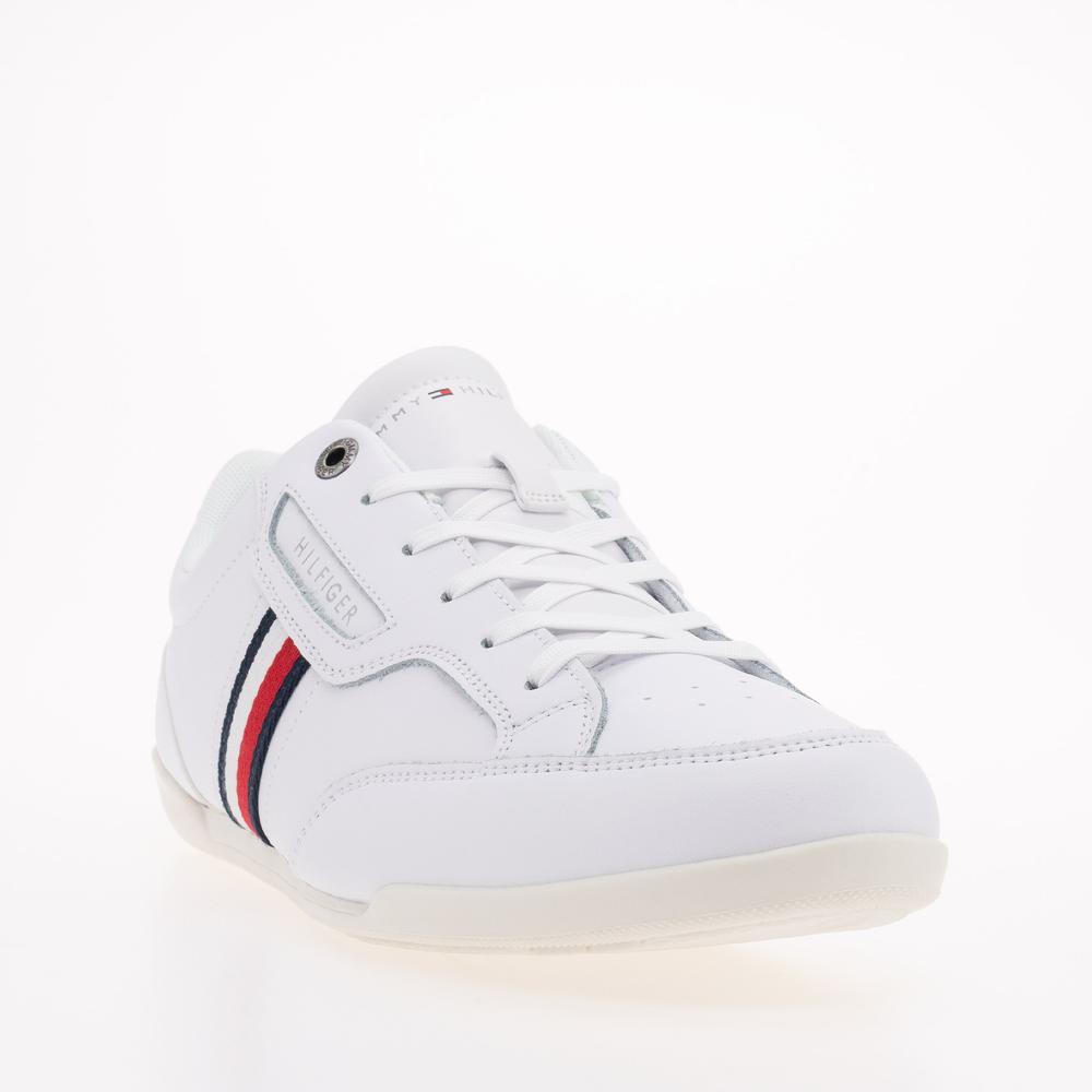 Topánky Tommy Hilfiger Classic LO Cupsole Leather FM0FM04277-YBR - biele