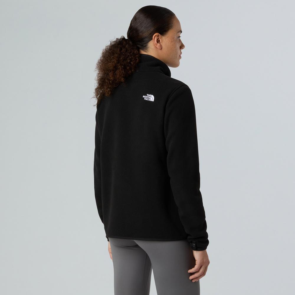 Dámská blúza The North Face 100 Glacier Full-Zip Fleece 0A8D2FJK31 - čierne