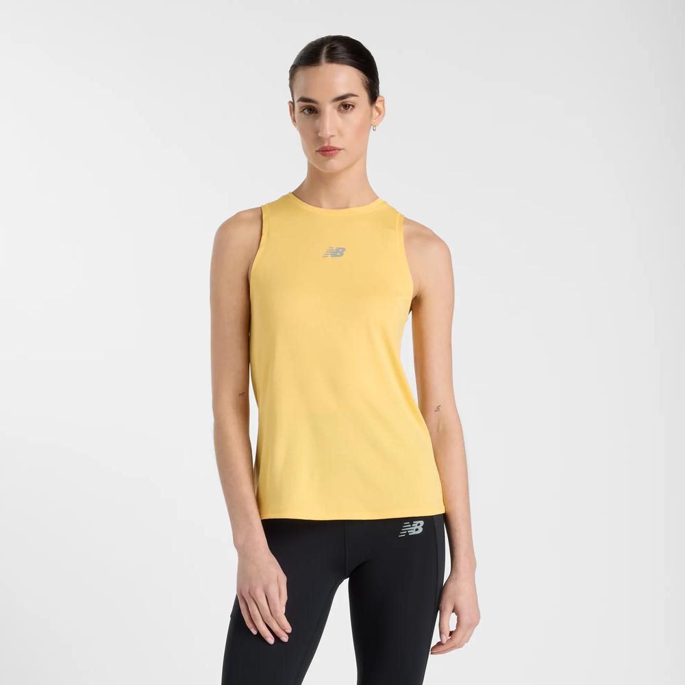 Dámske tričko New Balance WT51252CEE - žltá