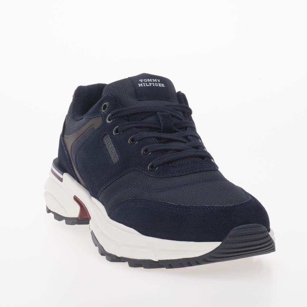 Topánky Tommy Hilfiger Runner Cordura Mix FM0FM05221-DW5 - tmavomodré