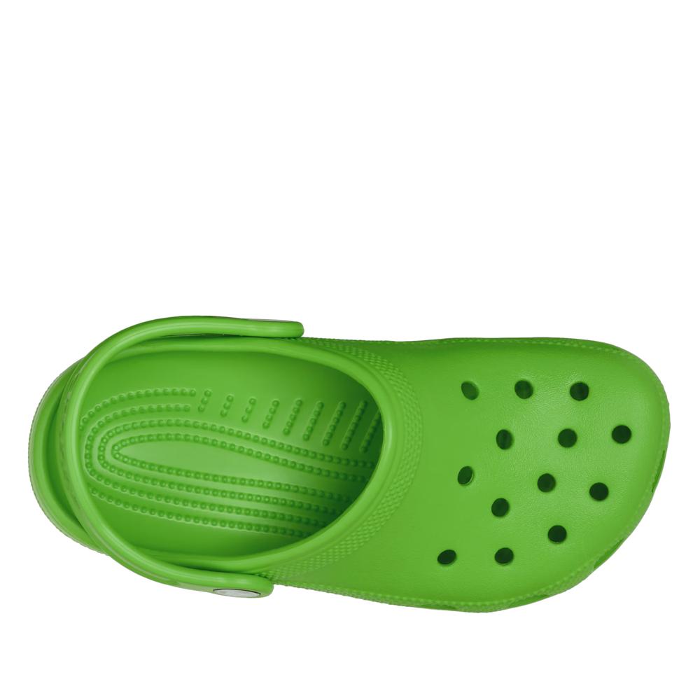 Klapky Crocs Classic Clog 206991-30T - zelené