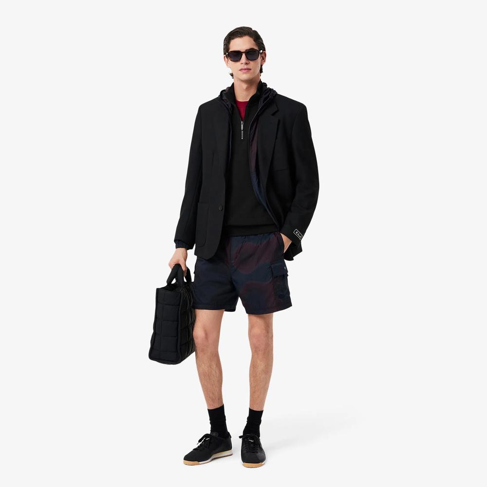 Blúza pánske Lacoste Interlock SH9774-031 - čierne