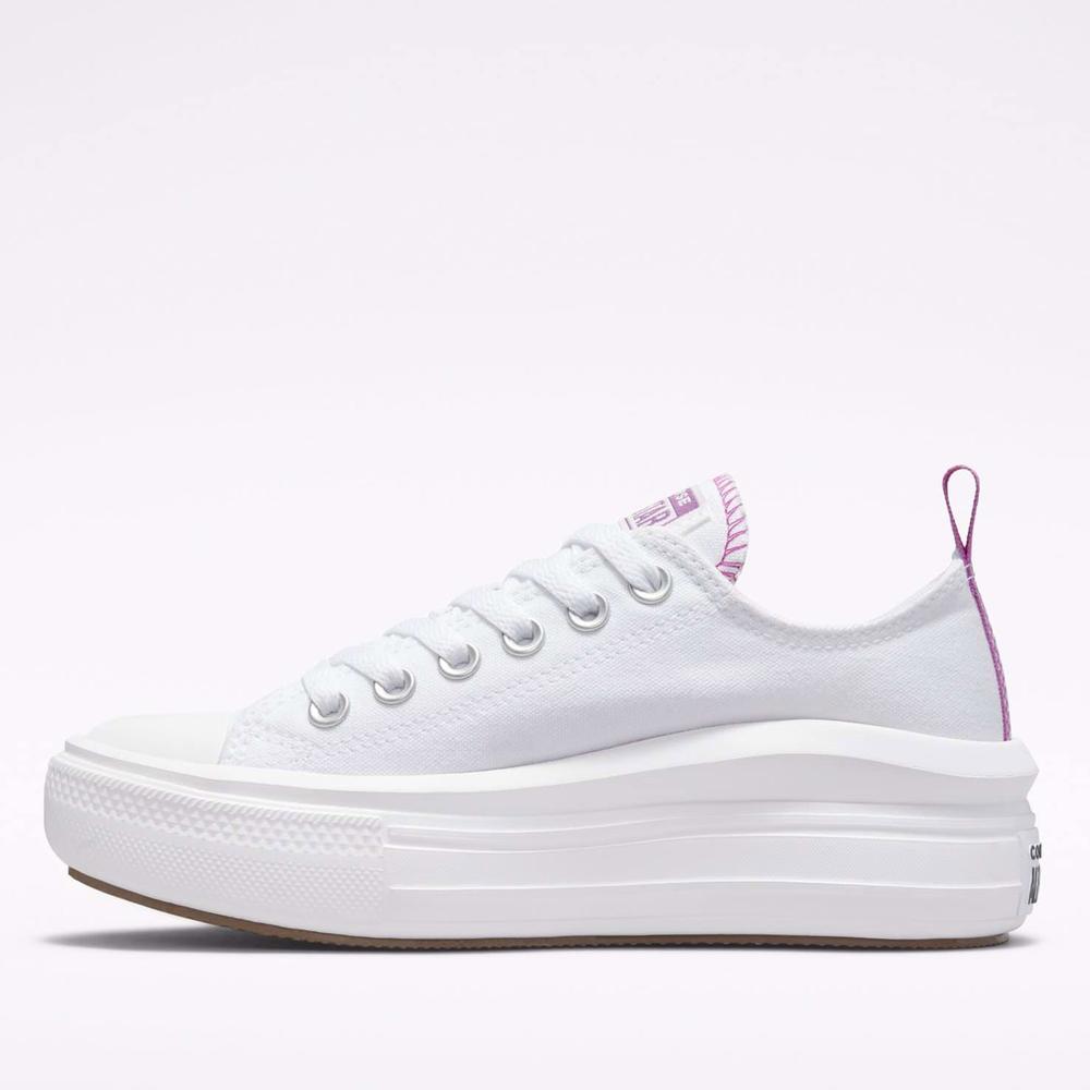 Topánky Converse Chuck Taylor All Star Move Platform 271717C - biele
