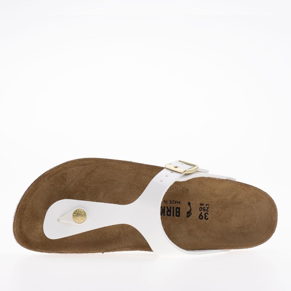 Dámske Žabky Birkenstock Gizeh BF 1005300 - biele
