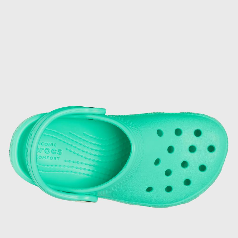 Klapky Crocs Classic Clog 206991-3WM - zelené